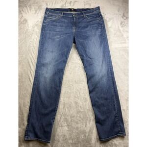 7 For All Mankind Jeans Mens 40x35 Carsen Easy Fit Luxe Performance Medium Wash